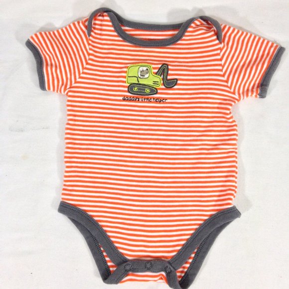 Baby Boy  Lot of 10 Pieces One Piece Snap 3-6 Month Short Sleeves Various Brands - Picture 10 of 10